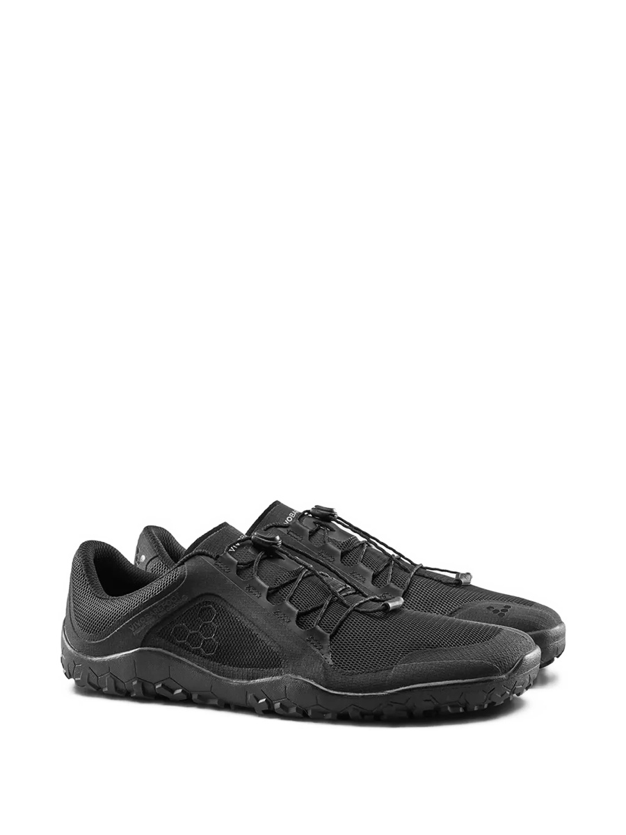 Sneakers Vivobarefoot negri din piele eco si plasa - Img 2