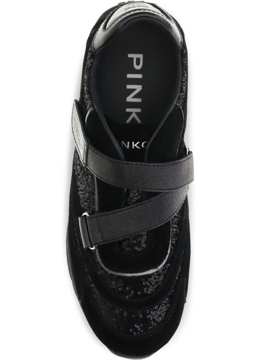 Sneakers Yulia suede Sneakers with sequins - Img 4
