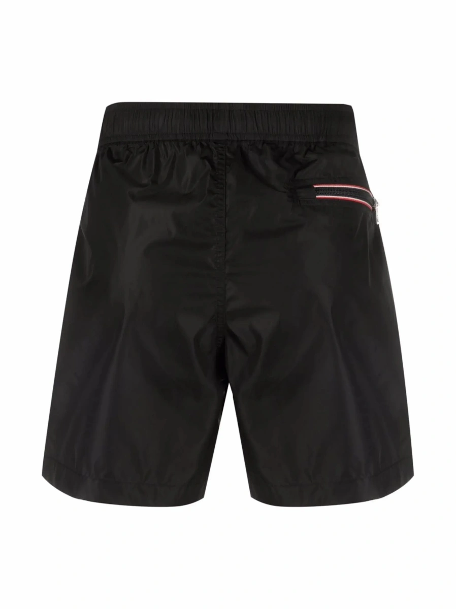 Sort de baie Moncler negru - Img 4