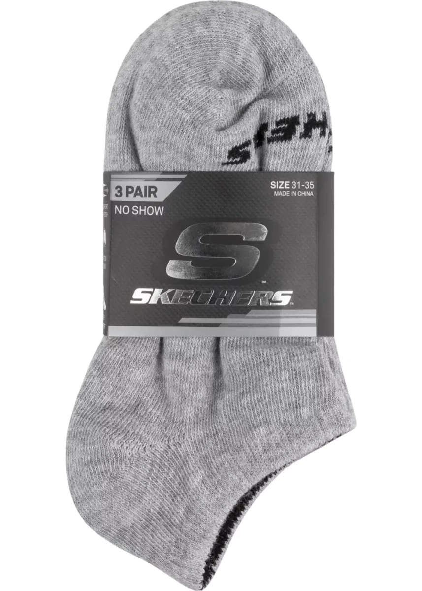 Sosete 3pk Unisex Non Terry No Show - Img 2