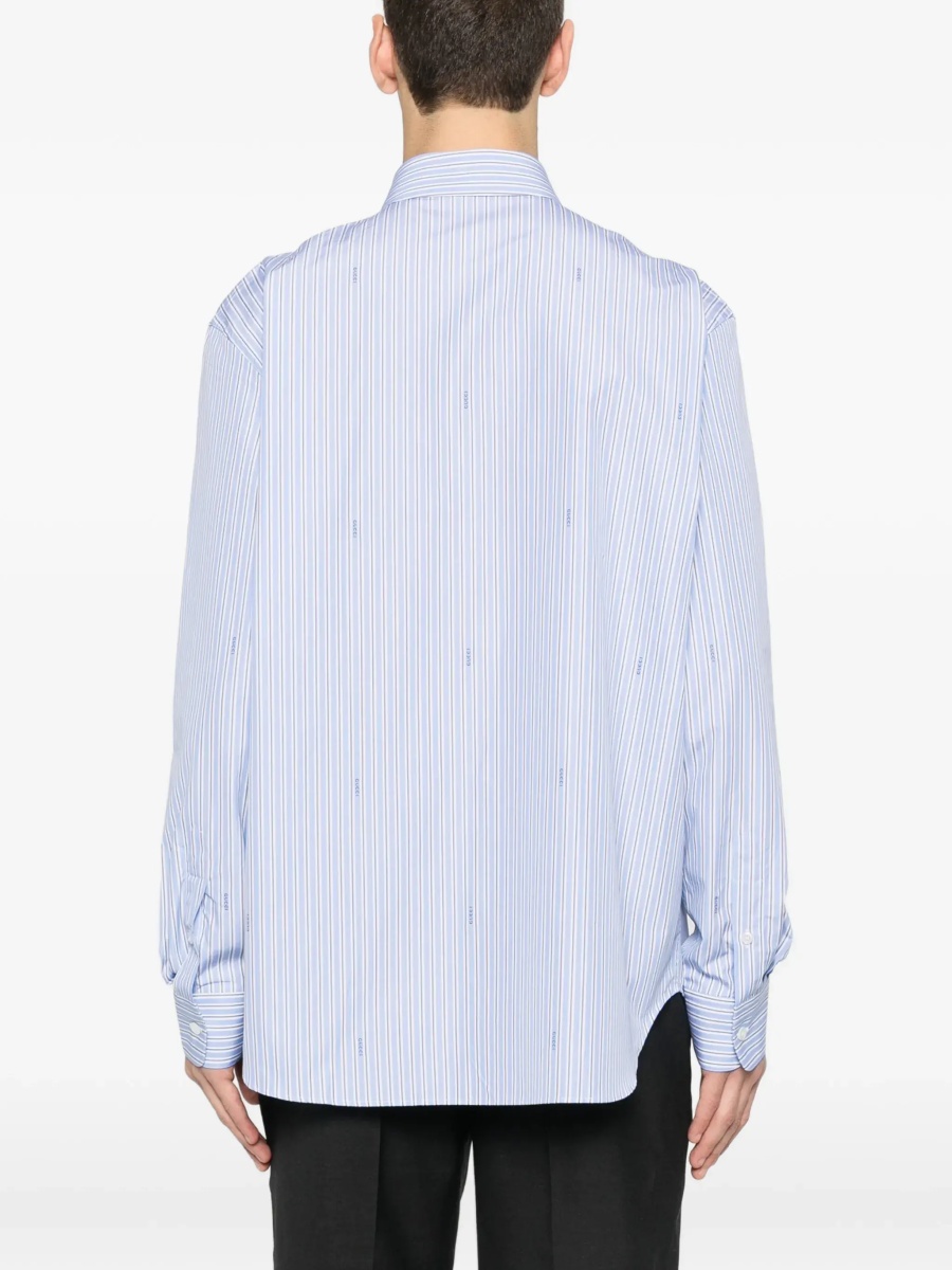 Striped cotton poplin Shirt - Img 6