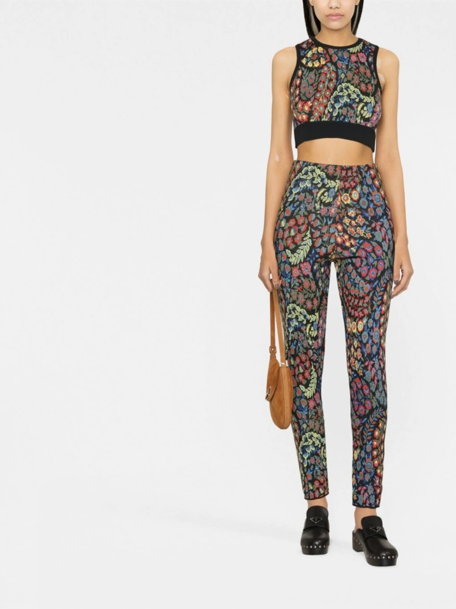 Top tricotat ETRO negru - Img 2