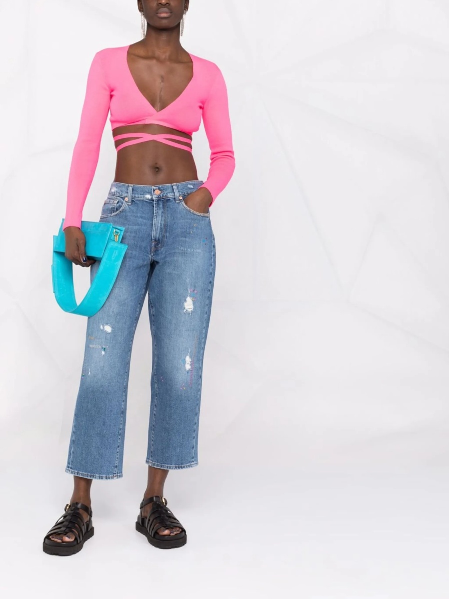 Top tricotat MSGM roz - Img 2