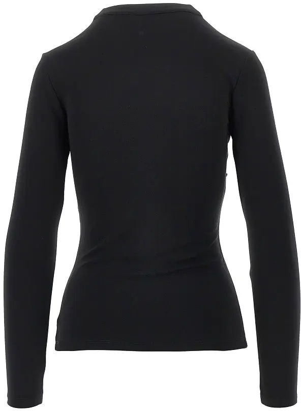 Topuri Draped jersey top with press-studs - Img 3