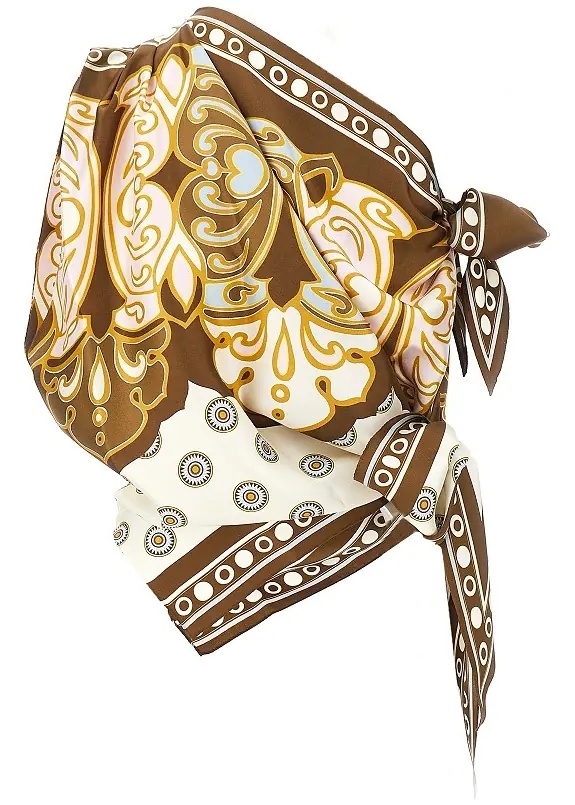 Topuri Silk 'Full-On' Foulard Top - Img 3