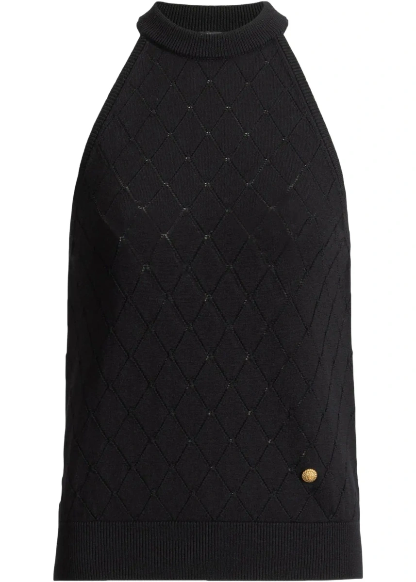 Topuri Sleeveless wool crewneck Top - Img 8