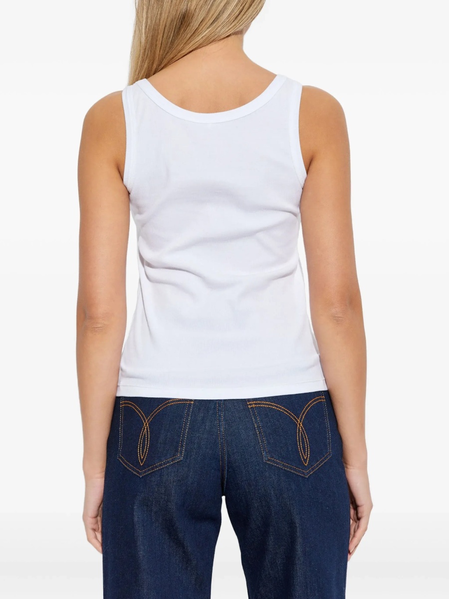Topuri Tank Top in cotton rib stretch - Img 4