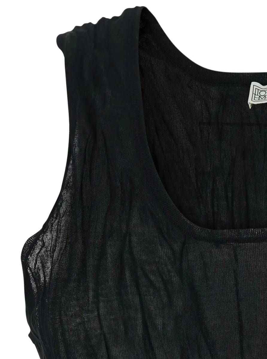Topuri TOTÊME Crinkled Knit Tank - Img 3