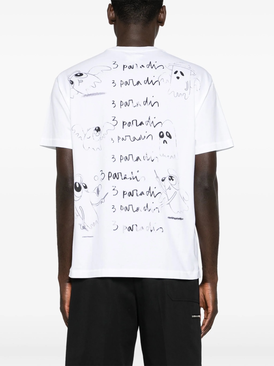 Tricou 3.PARADIS alb - Img 4