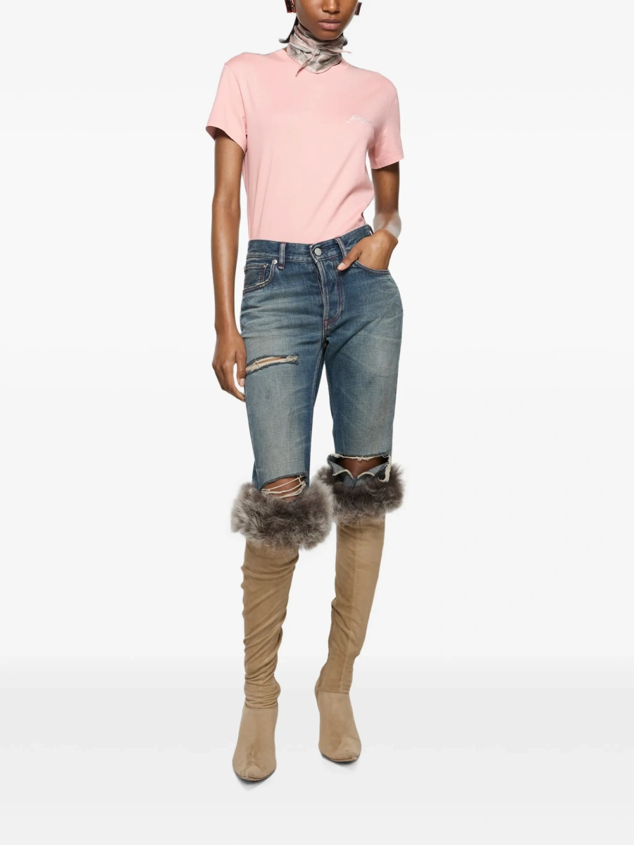 Tricou Acne Studios roz - Img 2
