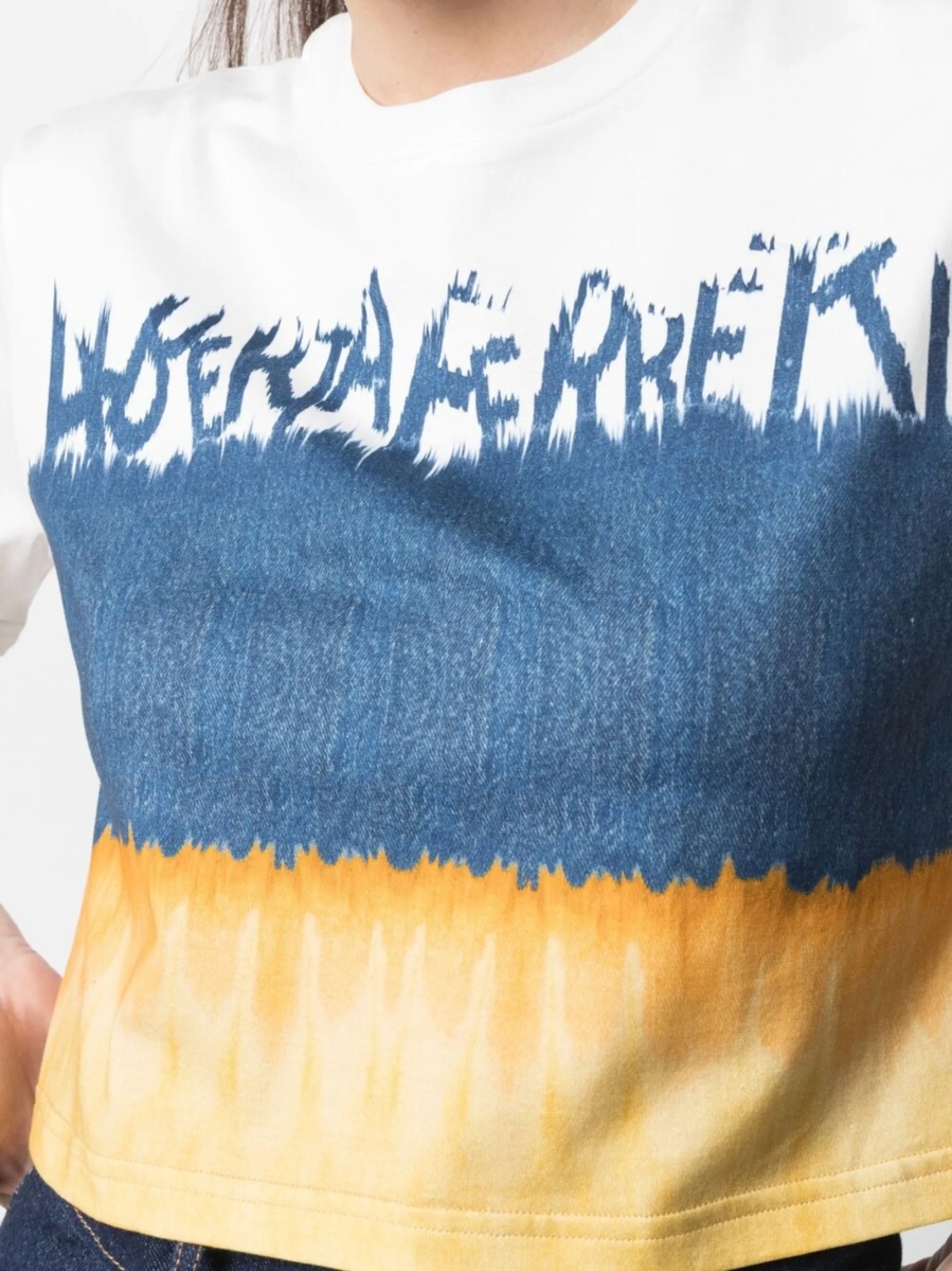 Tricou Alberta Ferretti albastru - Img 5