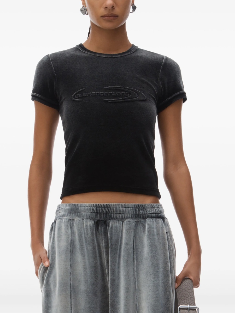 Tricou Alexander Wang negru - Img 2