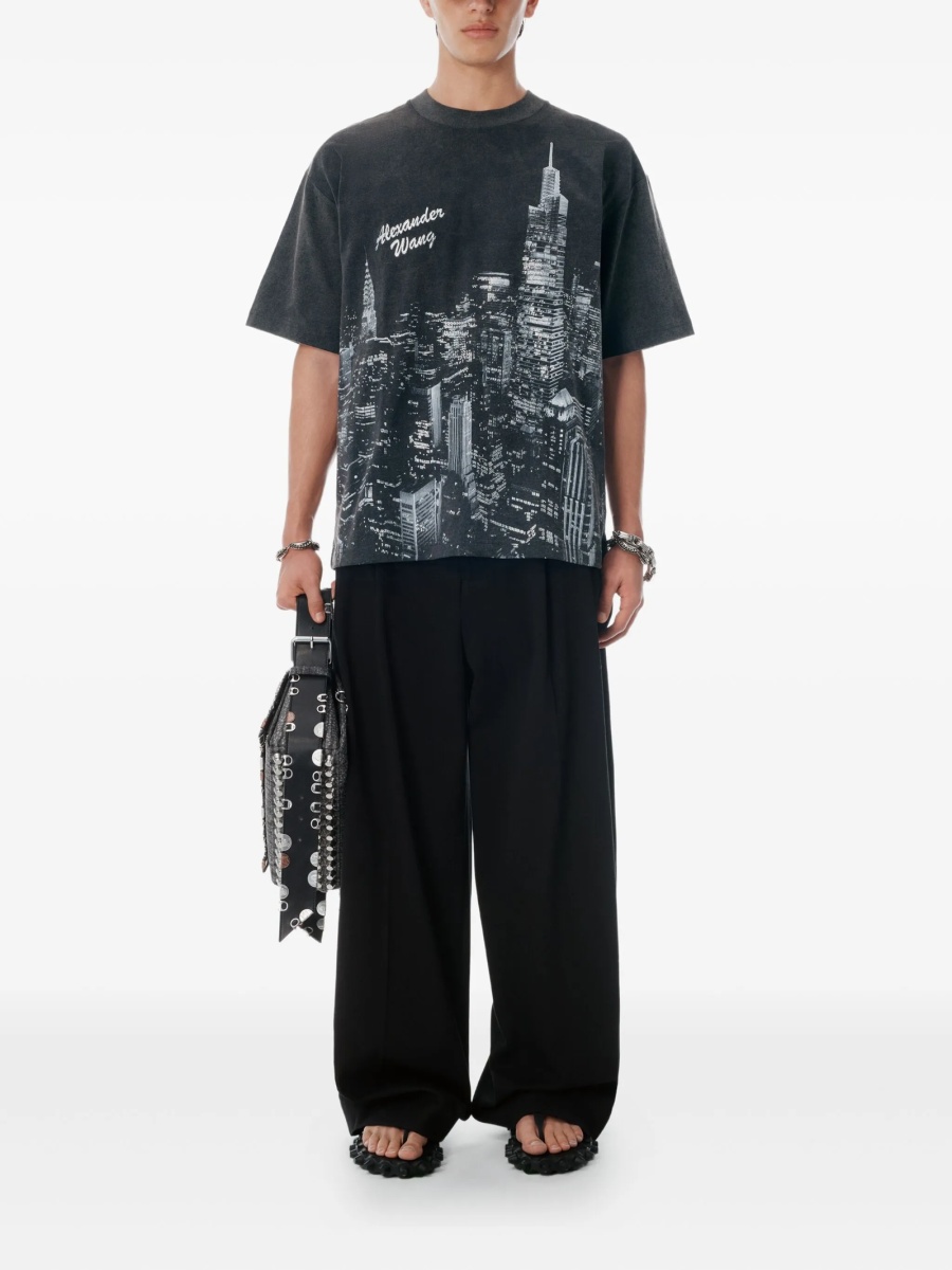 Tricou Alexander Wang negru - Img 2