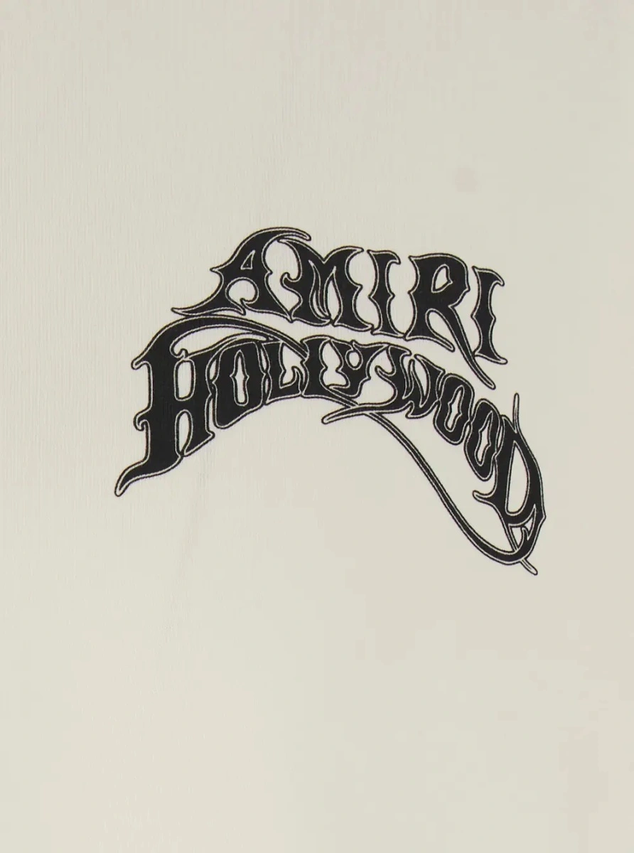 Tricou AMIRI alb din bumbac - Img 3
