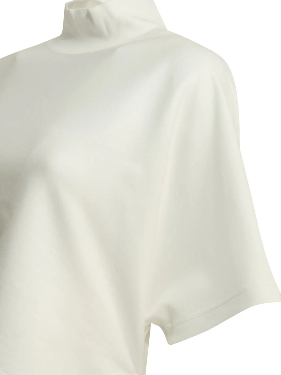 Tricou Asymmetrical mock neck T-shirt - Img 4