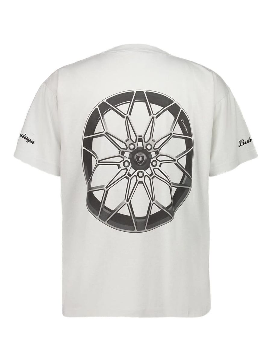 Tricou Balenciaga gri - Img 2