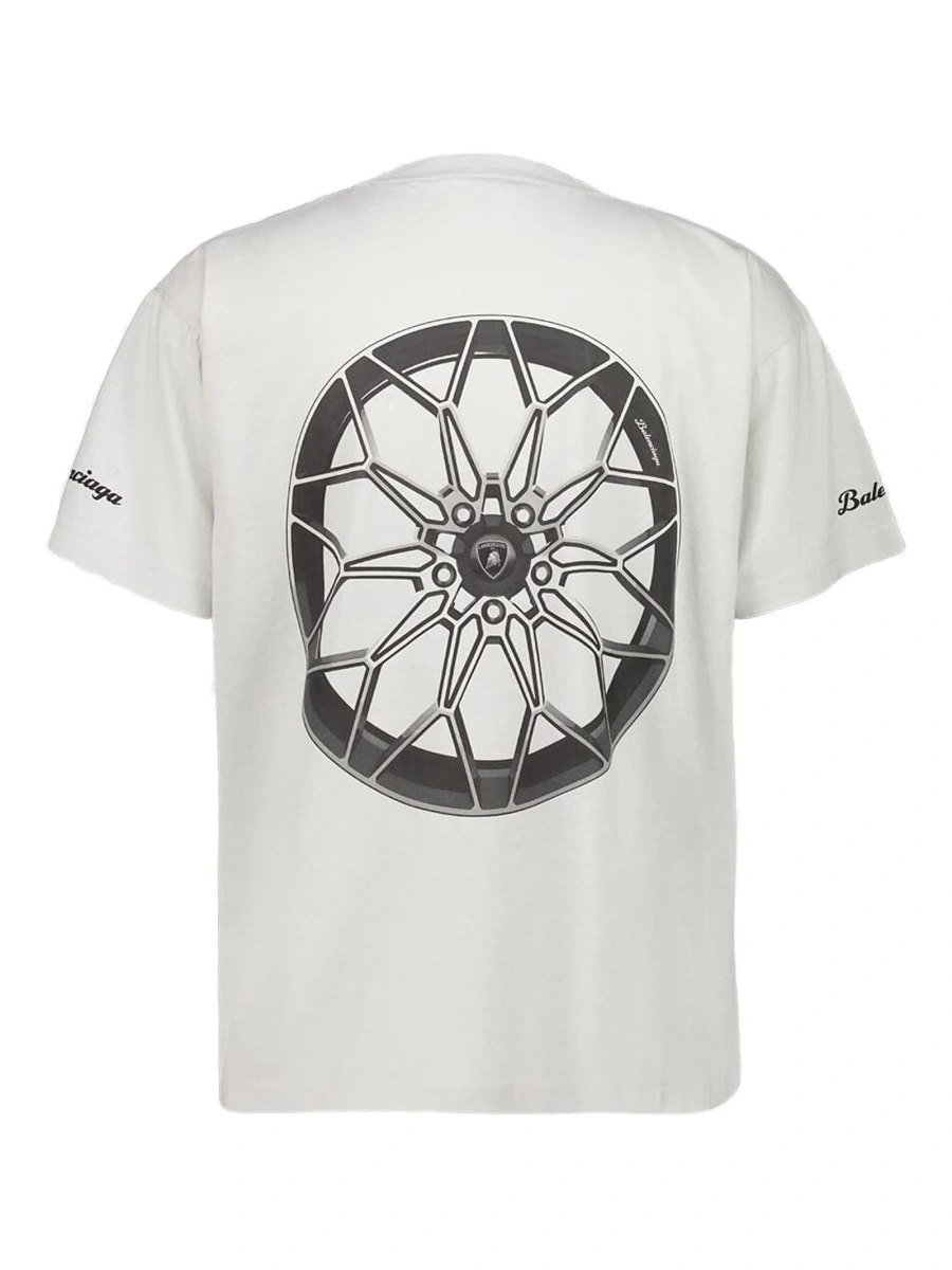 Tricou Balenciaga gri - Img 2