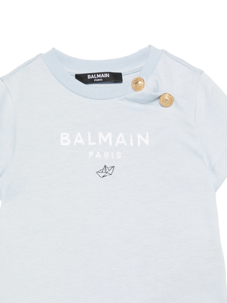 Tricou Balmain albastru - Img 3