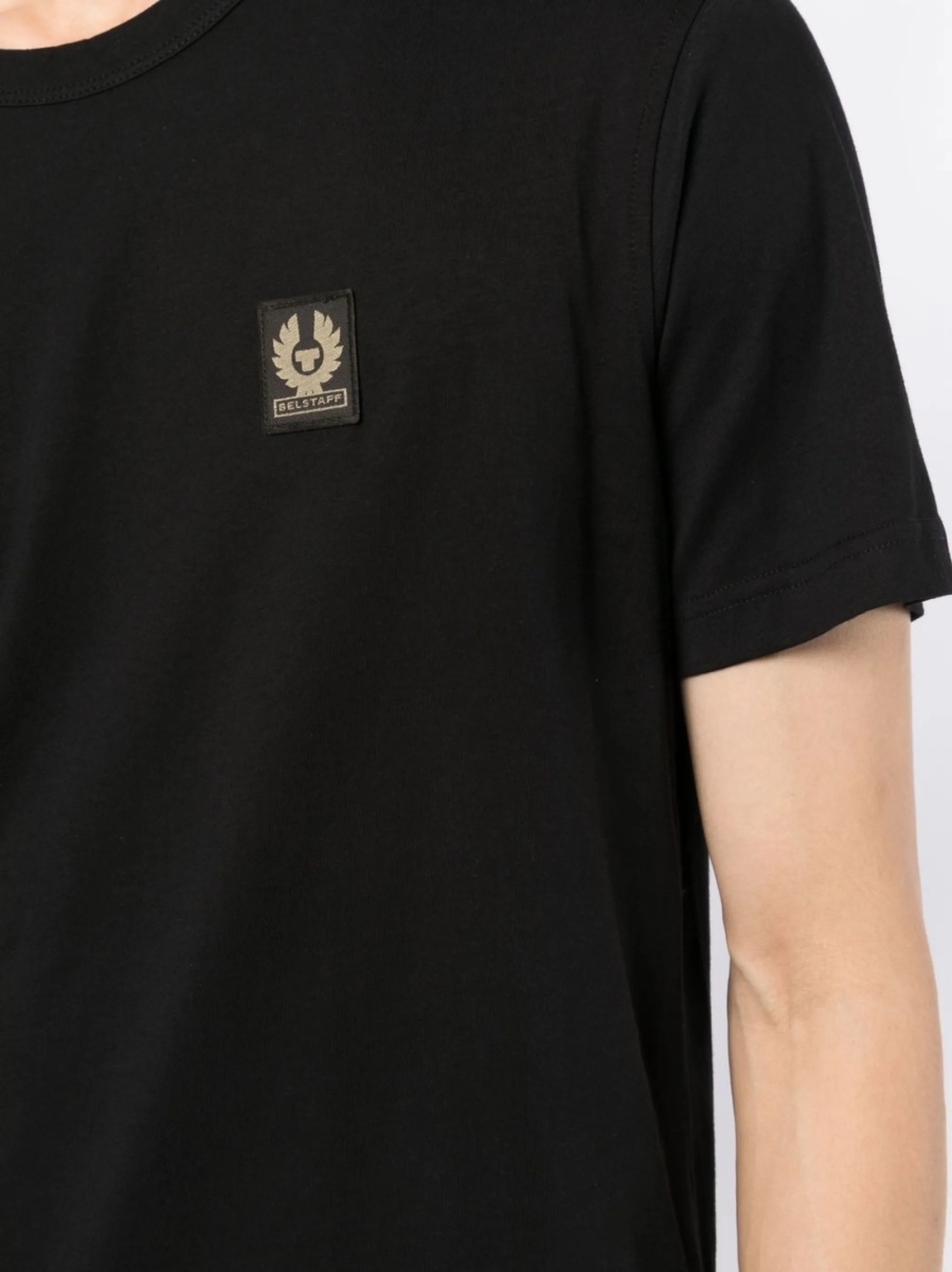 Tricou Belstaff negru din bumbac - Img 5