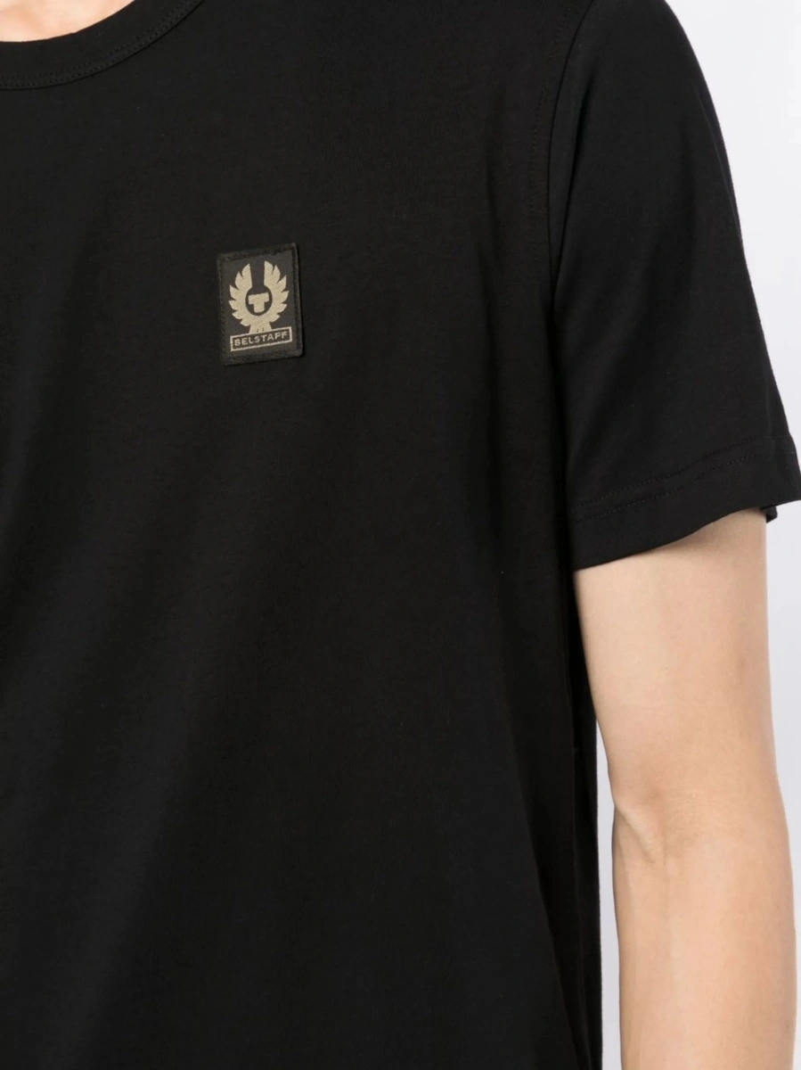 Tricou Belstaff negru din bumbac - Img 5