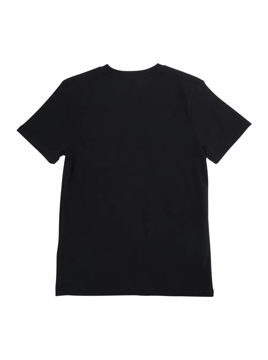 Tricou Black T-shirt with logo on the front for Kids - Img 2