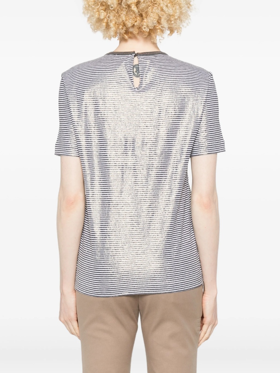 Tricou Brunello Cucinelli albastru - Img 4
