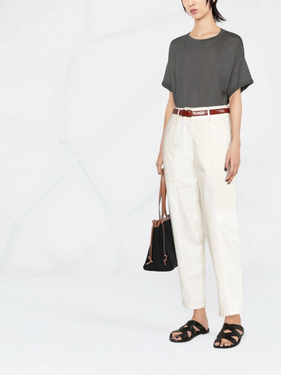 Tricou Brunello Cucinelli gri - Img 2