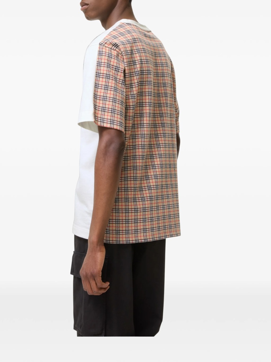 Tricou Burberry alb din bumbac - Img 2