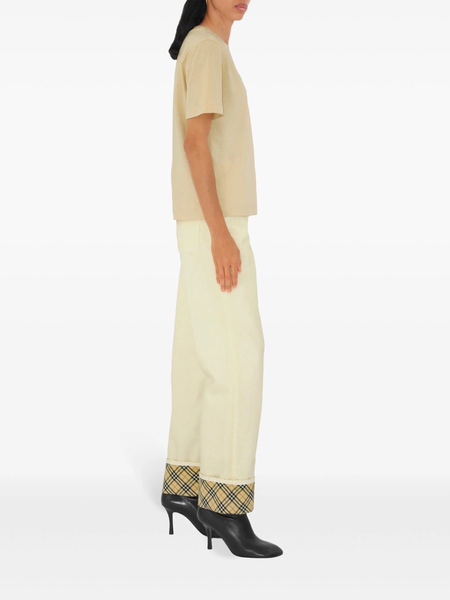 Tricou Burberry neutru - Img 3