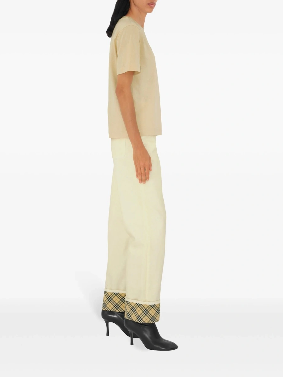 Tricou Burberry neutru - Img 3
