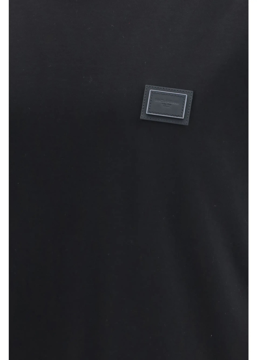 Tricou Cotton T-Shirt with logo plaque - Img 3