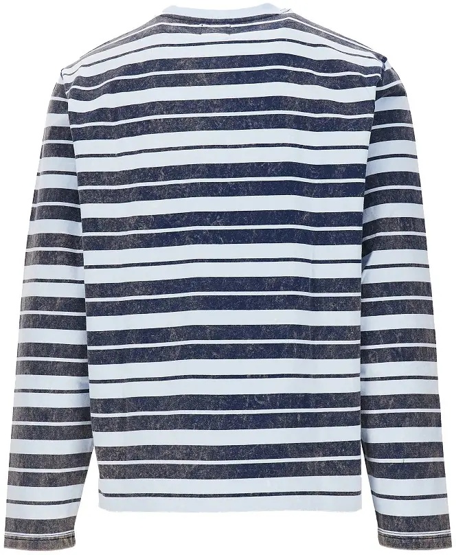 Tricou Cotton T-shirt with striped motif - Img 3