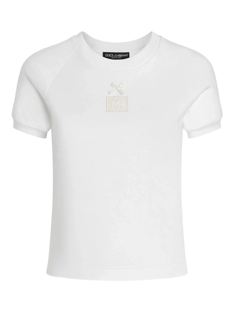 Tricou Dolce &amp; Gabbana alb din bumbac - Img 8