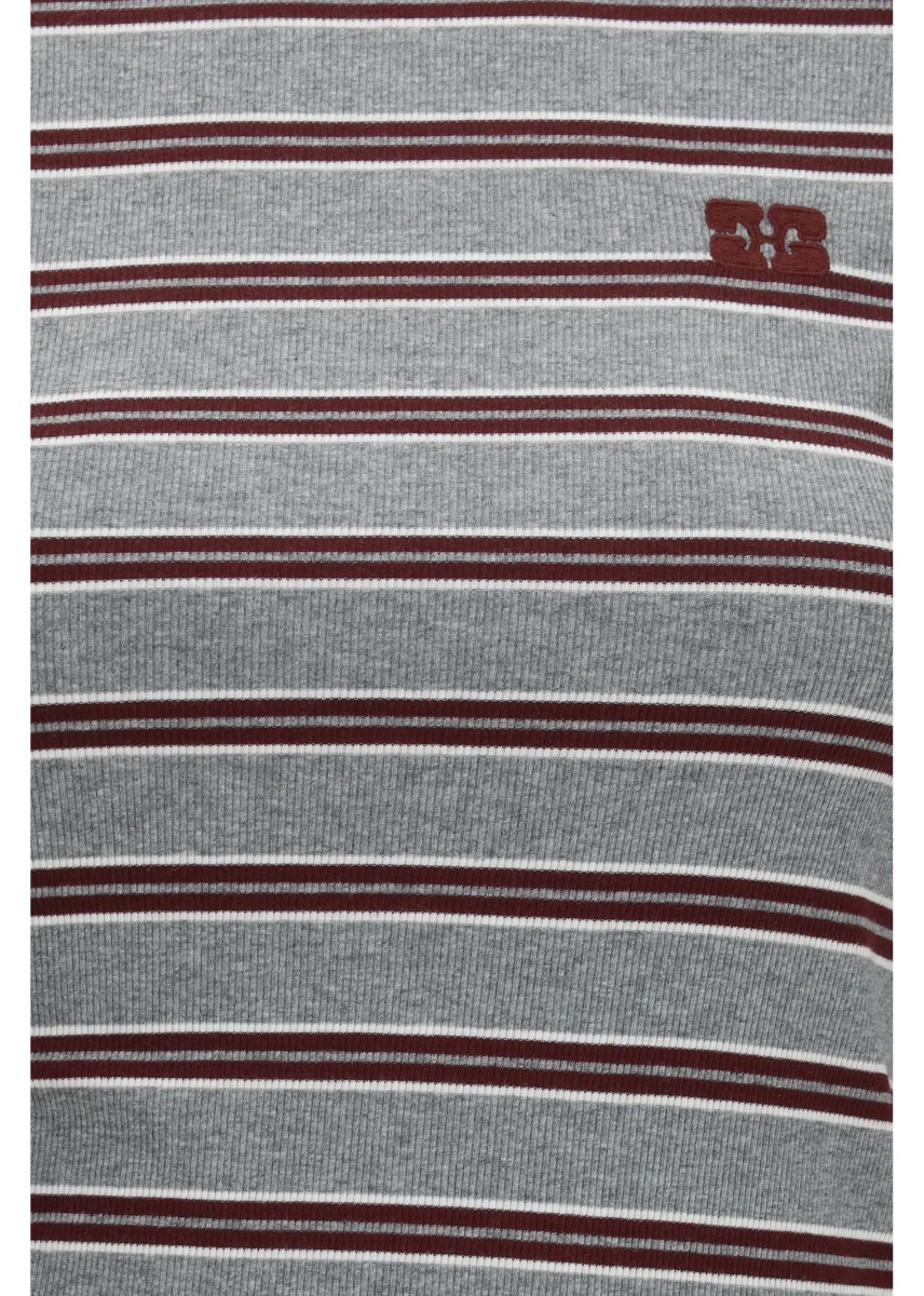 Tricou Double-sleeve striped cotton T-shirt - Img 3