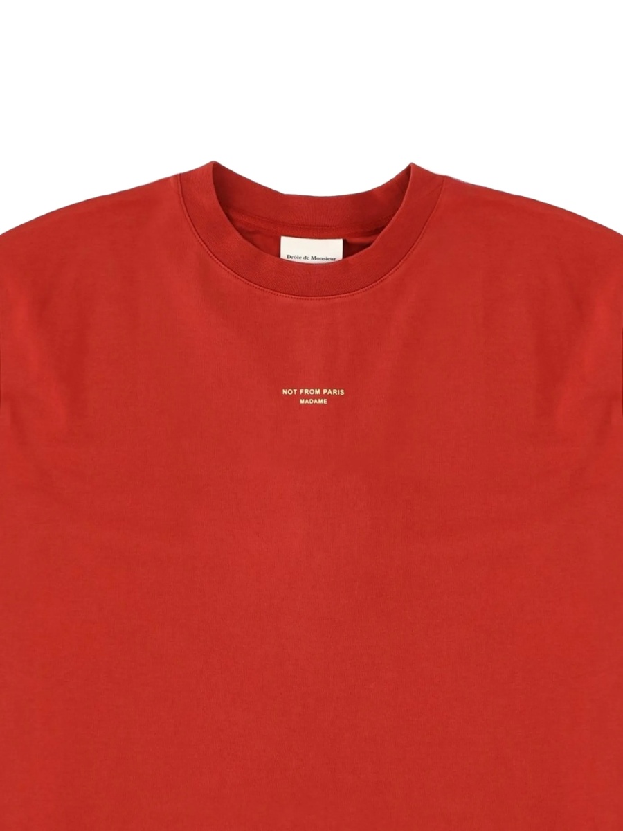 Tricou DRÔLE DE MONSIEUR rosu - Img 2