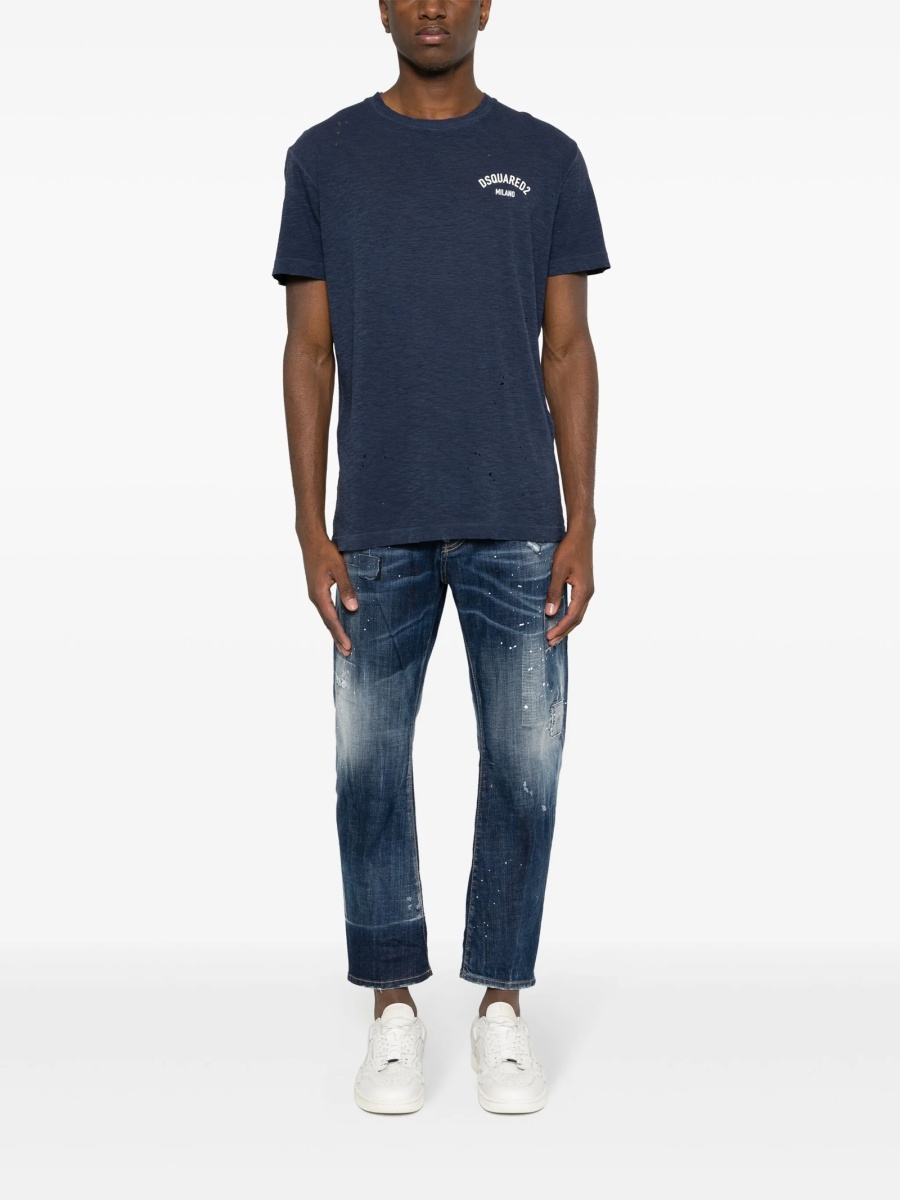 Tricou DSQUARED2 albastru - Img 2