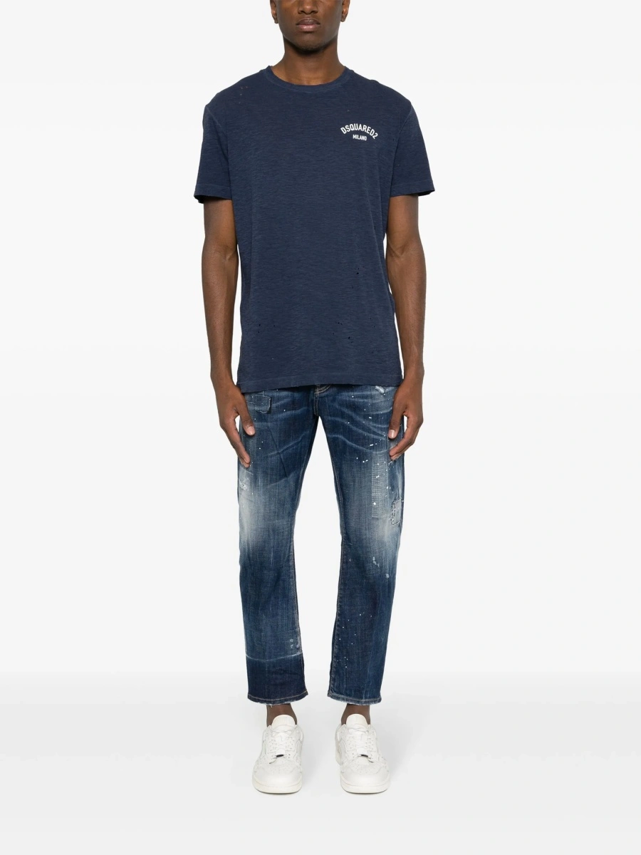 Tricou DSQUARED2 albastru - Img 2