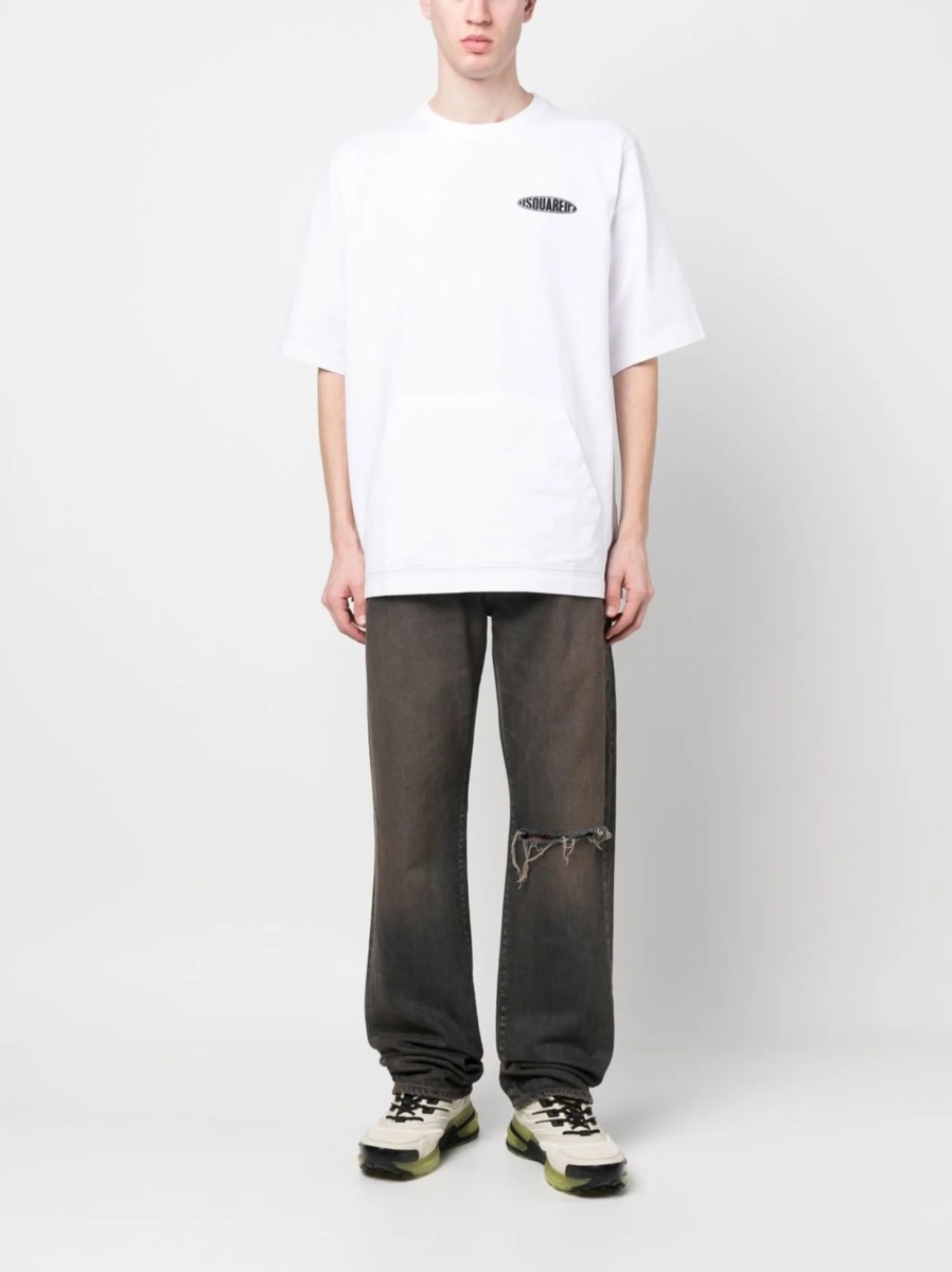 Tricou DSQUARED2 alb - Img 2