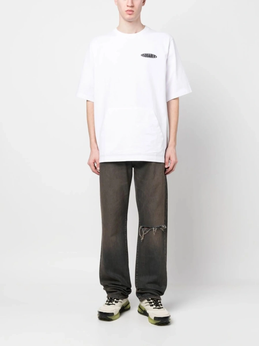 Tricou DSQUARED2 alb - Img 2
