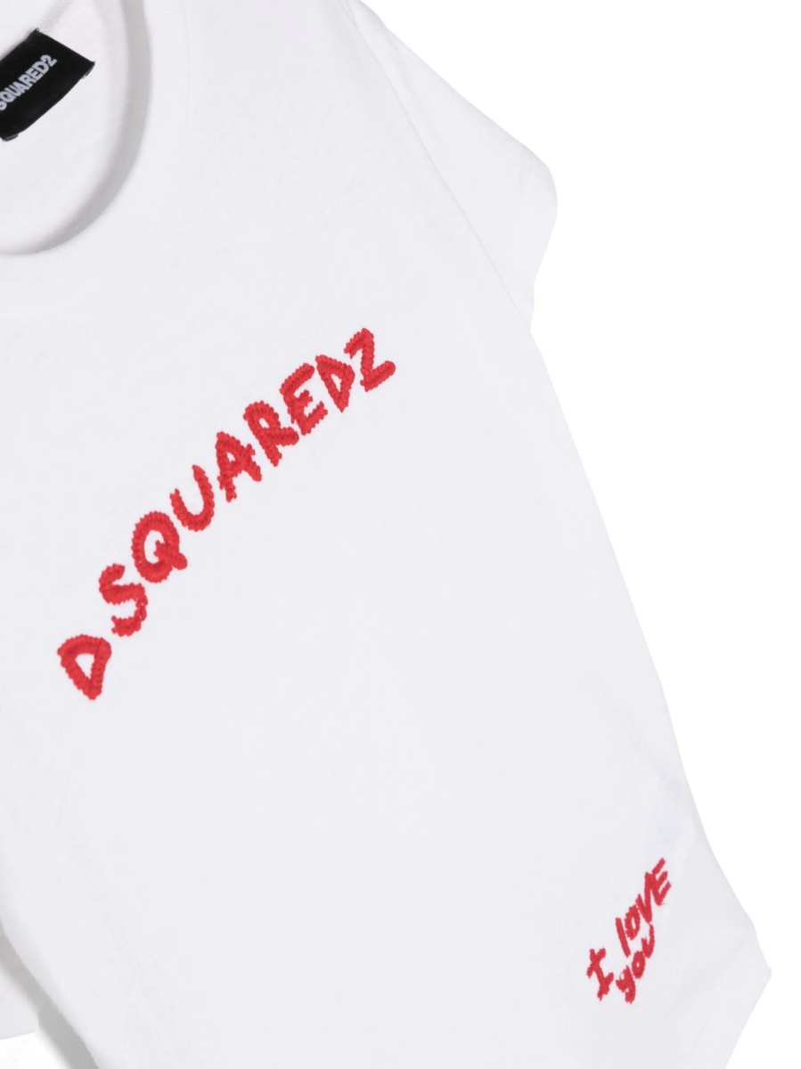 Tricou DSQUARED2 alb - Img 3