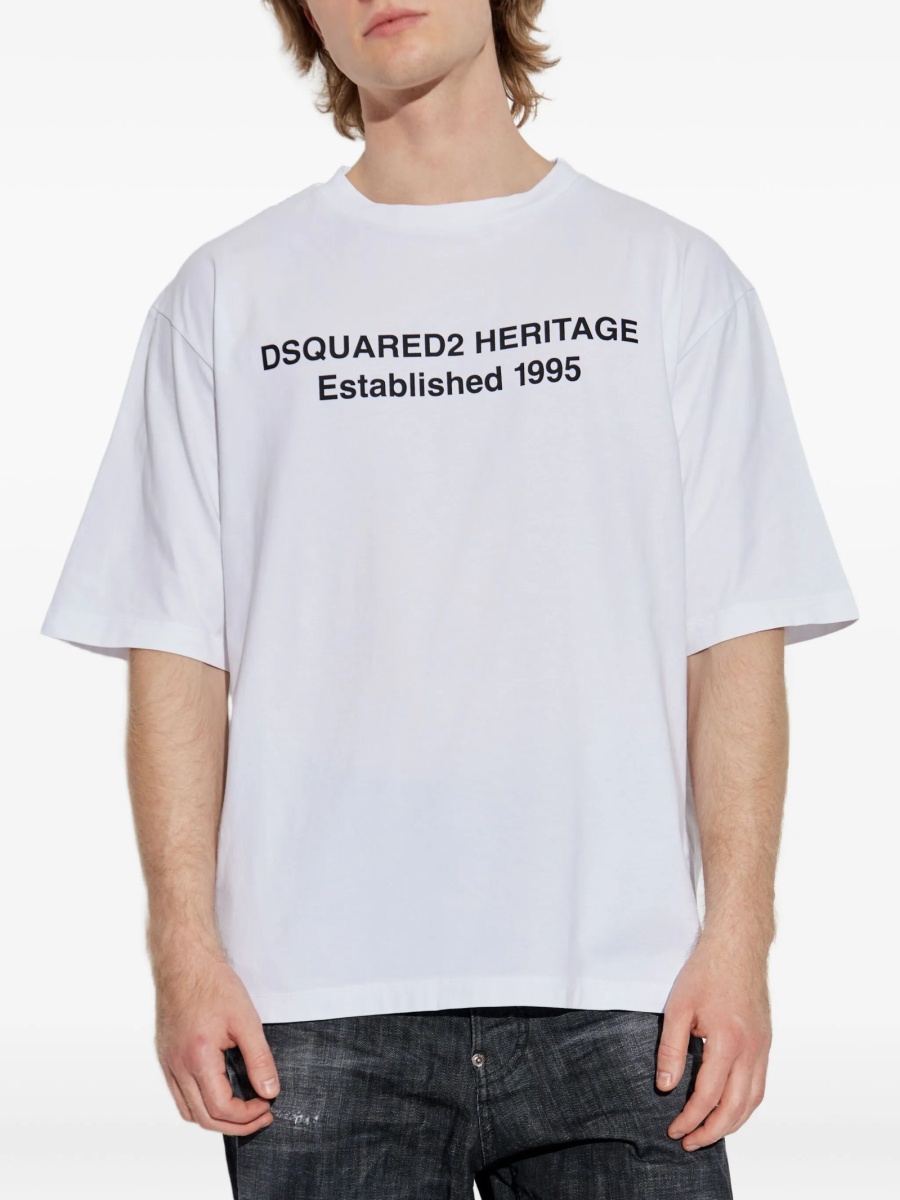 Tricou DSQUARED2 alb - Img 3