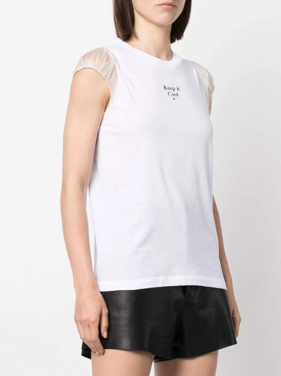Tricou DSQUARED2 alb - Img 3