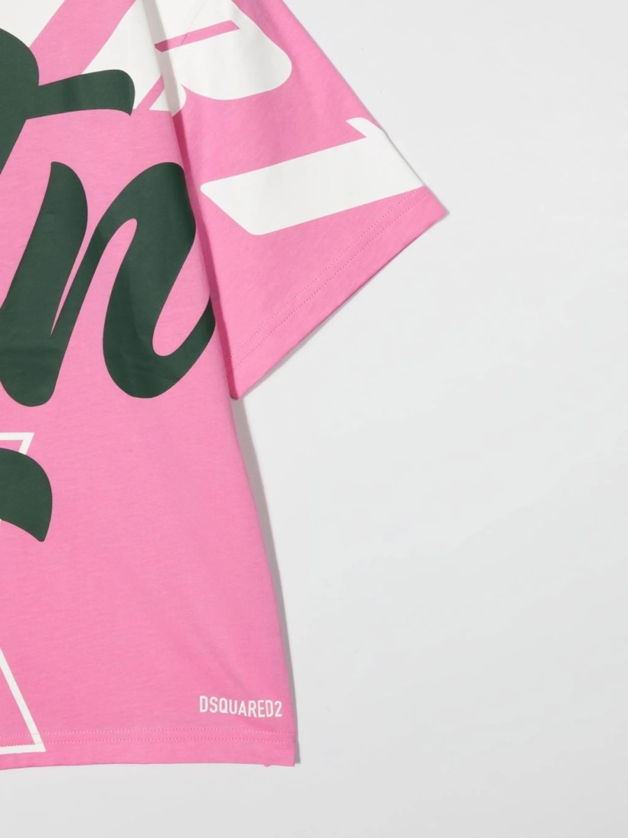 Tricou DSQUARED2 roz - Img 3