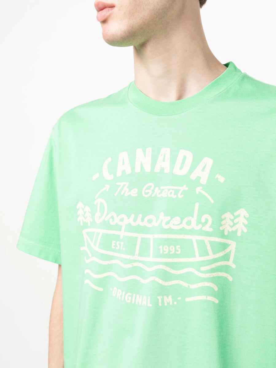 Tricou DSQUARED2 verde - Img 5