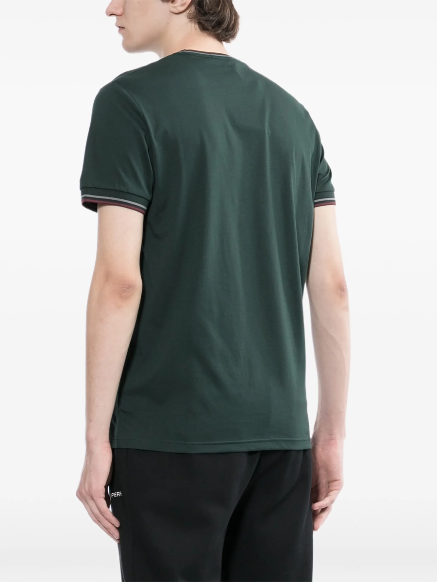 Tricou Fred Perry verde - Img 4