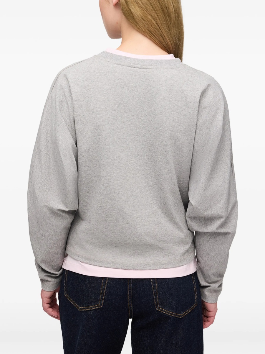 Tricou Ganni gri - Img 4