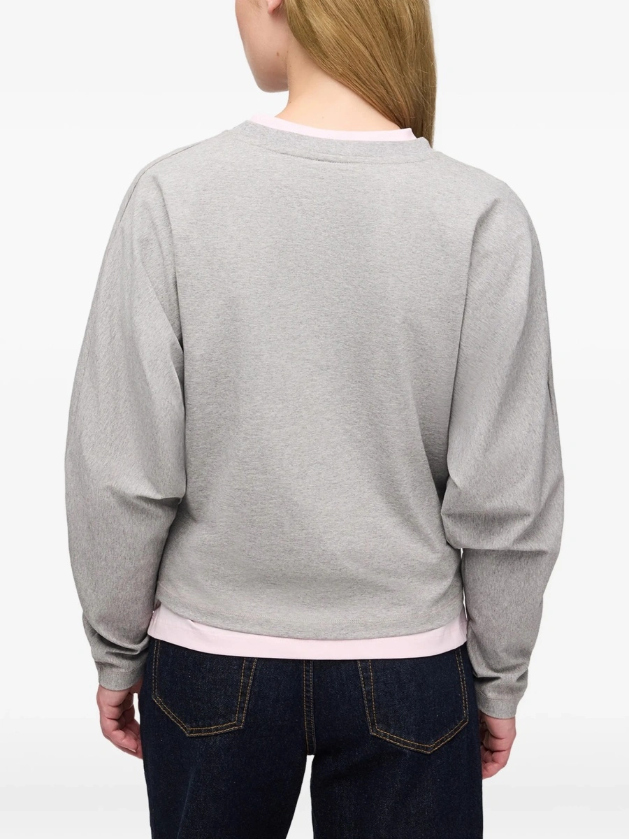 Tricou Ganni gri - Img 4