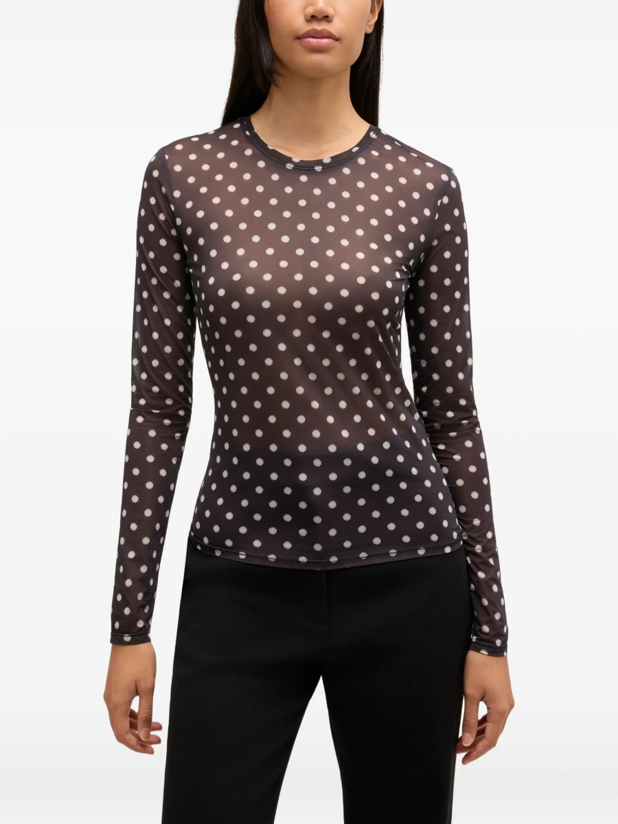Tricou Ganni negru - Img 3