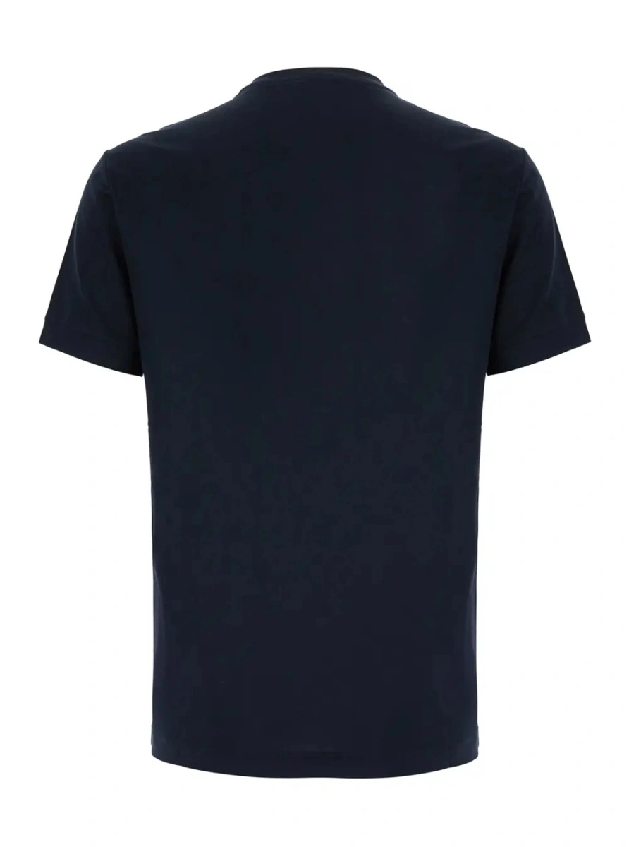 Tricou Giorgio Armani albastru din bumbac - Img 2