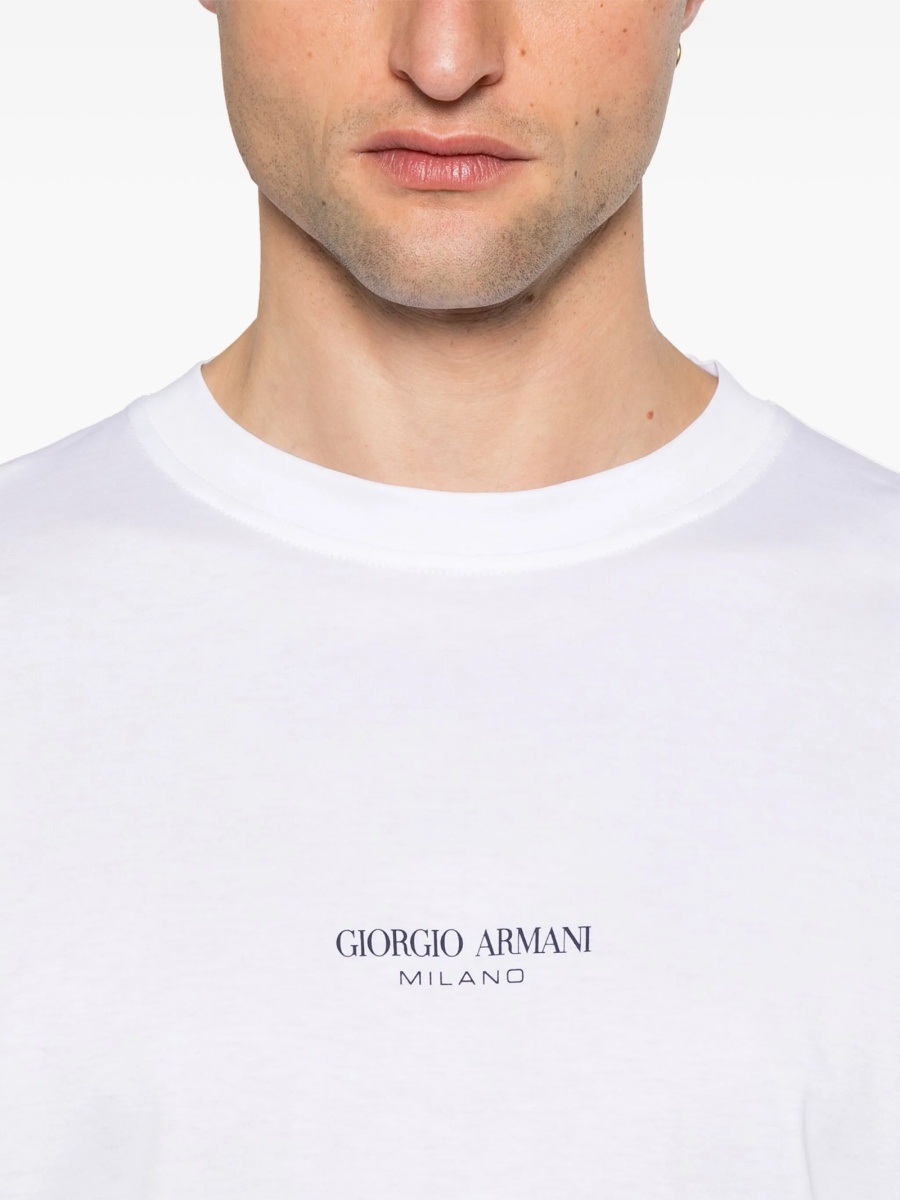 Tricou Giorgio Armani alb - Img 4